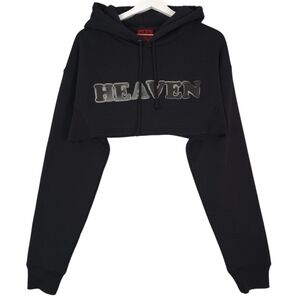 heaven BY MARC JACOBS Chaos Crop Graphic Hoodie